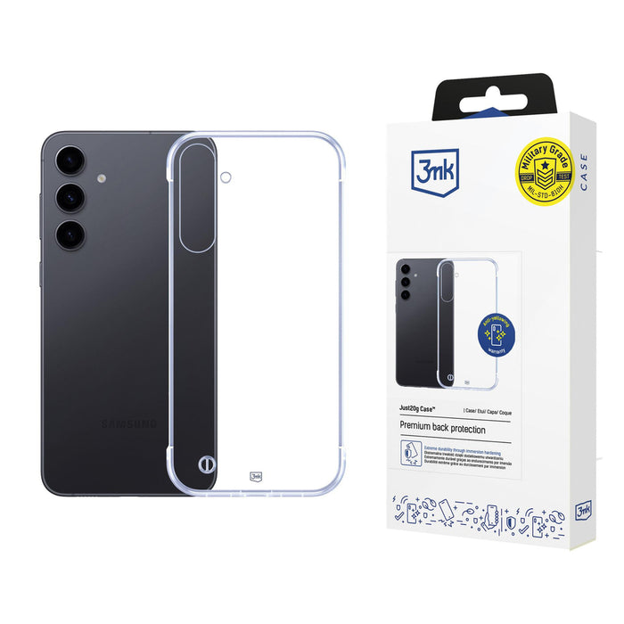 3mk Just20g Clear Case for Samsung Galaxy S24+ - transparent
