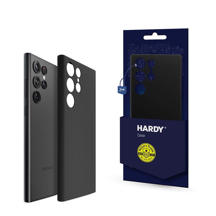 3mk Hardy MagSilicone Case for Samsung Galaxy S24 Ultra - Black