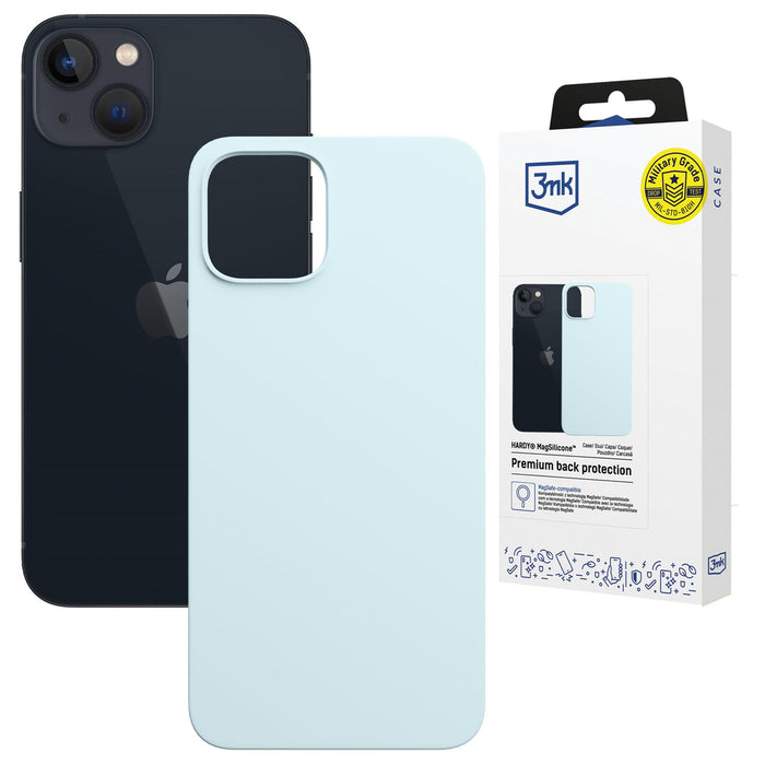 3mk Hardy MagSilicone Case for Apple iPhone 15 Plus - Blue