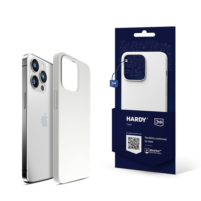 3mk Hardy Silicone MagCase for iPhone 14 Pro Max - White