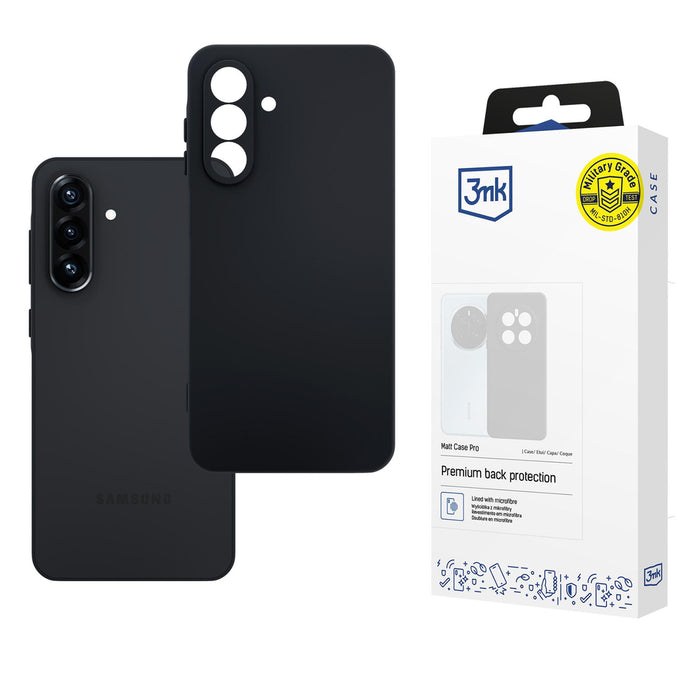3mk Matt Case Pro for Samsung Galaxy A26 5G - Matte Black