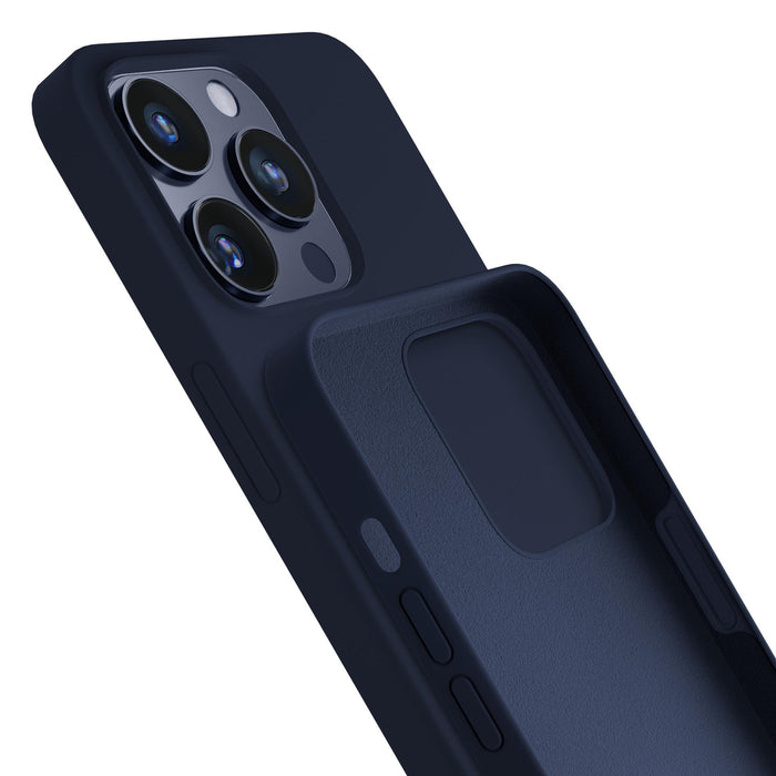 3mk Silicone Case for iPhone 16 Pro Max - Navy Blue
