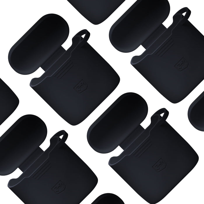 3mk Silicone AirPods Case for Apple AirPods 2 - Black