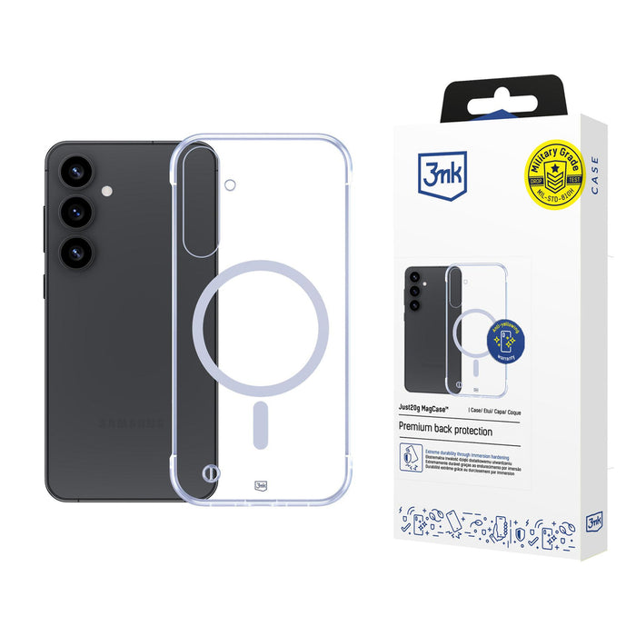 3mk Just20g MagCase for Samsung Galaxy S25+ - transparent