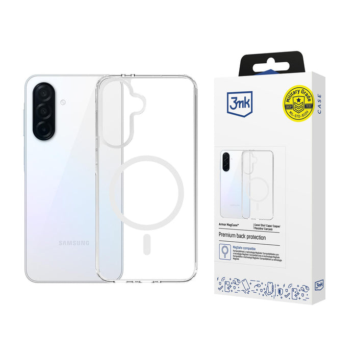 3mk Armor MagCase for Samsung Galaxy A36 - transparent