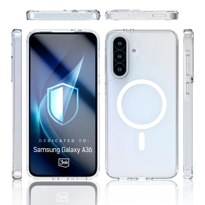 3mk Armor MagCase for Samsung Galaxy A36 - transparent