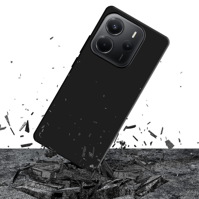 3mk Matt Case Pro case for Xiaomi Redmi Note 14 5G - matte black