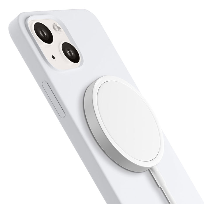 3mk Hardy Silicone MagCase for iPhone 14 Plus - White