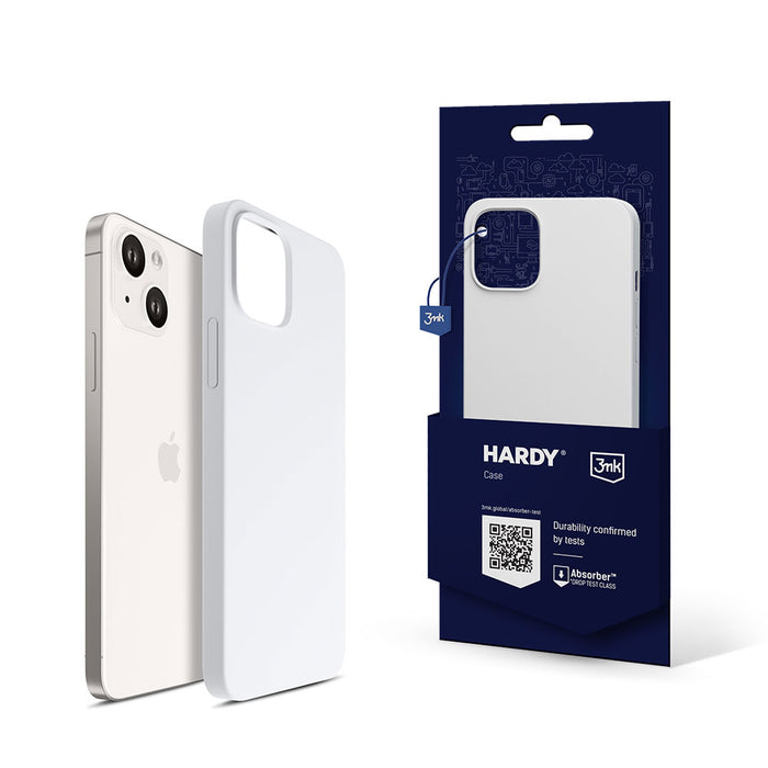 3mk Hardy Silicone MagCase for iPhone 14 Plus - White