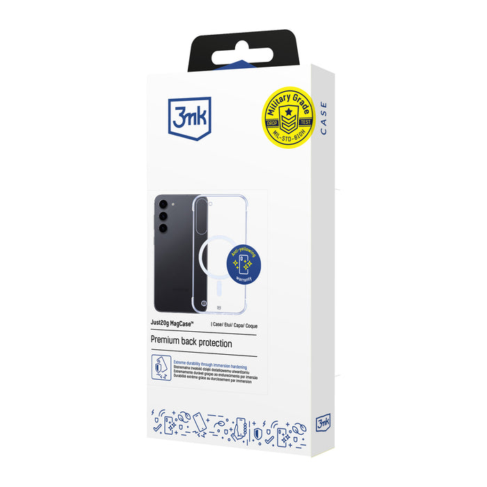 3mk Just20g MagCase for Samsung Galaxy S23 5G - transparent