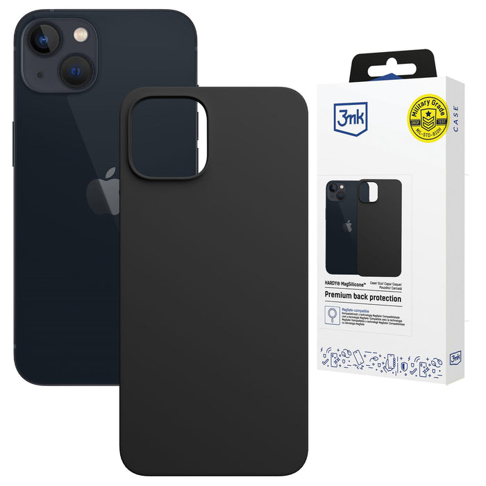 3mk Hardy MagSilicone Case for Apple iPhone 15 Plus - Gray