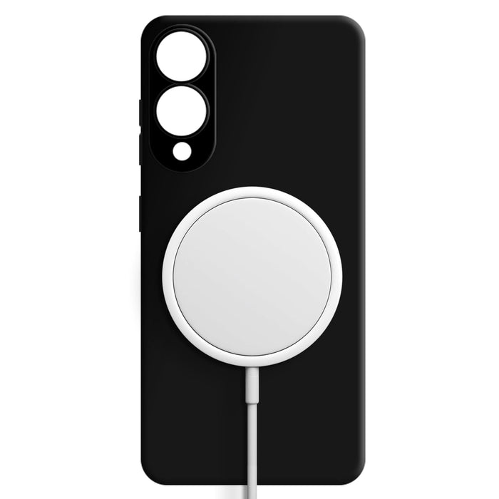 3mk Hardy Silicone MagCase for Samsung Galaxy S25 Edge - Black
