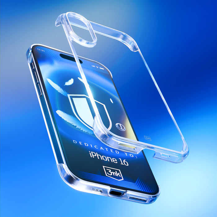 3mk Just20g Clear Case for Apple iPhone 16 - transparent