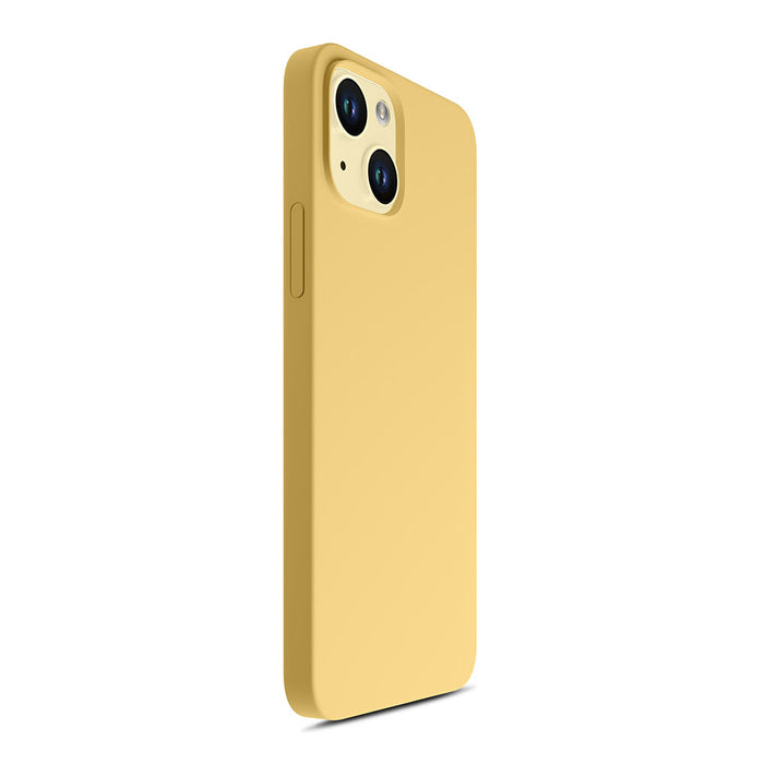 3mk Hardy Silicone MagCase case for iPhone 15 Plus - yellow
