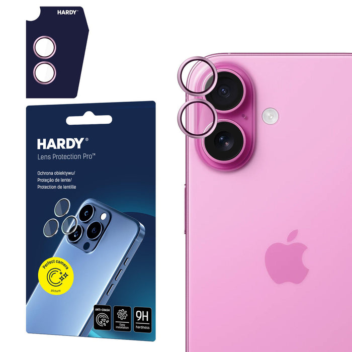 3mk HARDY Lens Protection Pro lens glass for iPhone 17 - purple