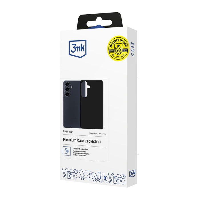 3mk Matt Case for Samsung Galaxy S26 - Matte Black