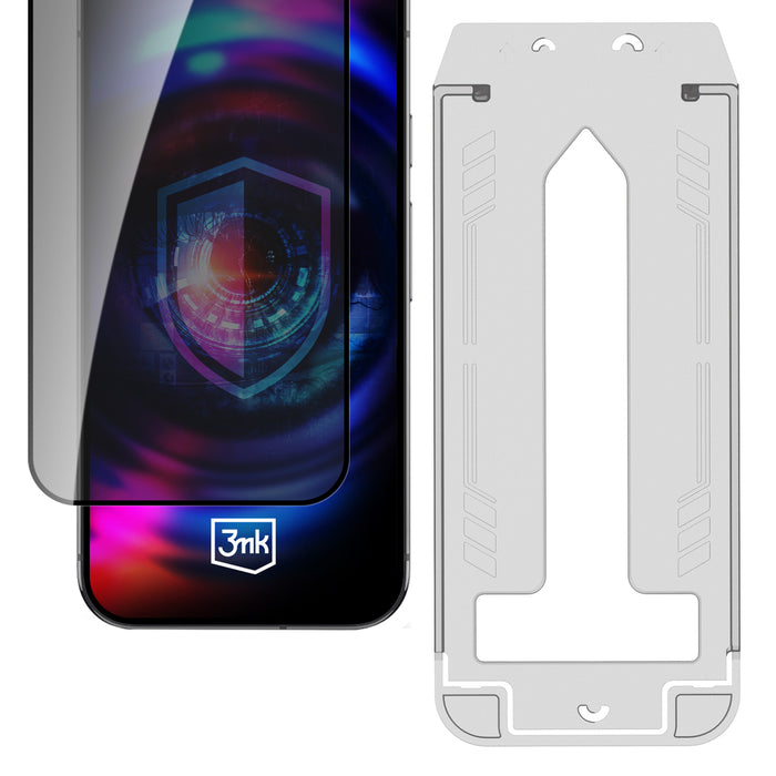 3mk Hardglass Max Privacy Screen Protector for iPhone 15 Plus / 16 Plus