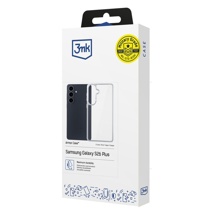 3mk Armor Case for Samsung Galaxy S26+ - transparent