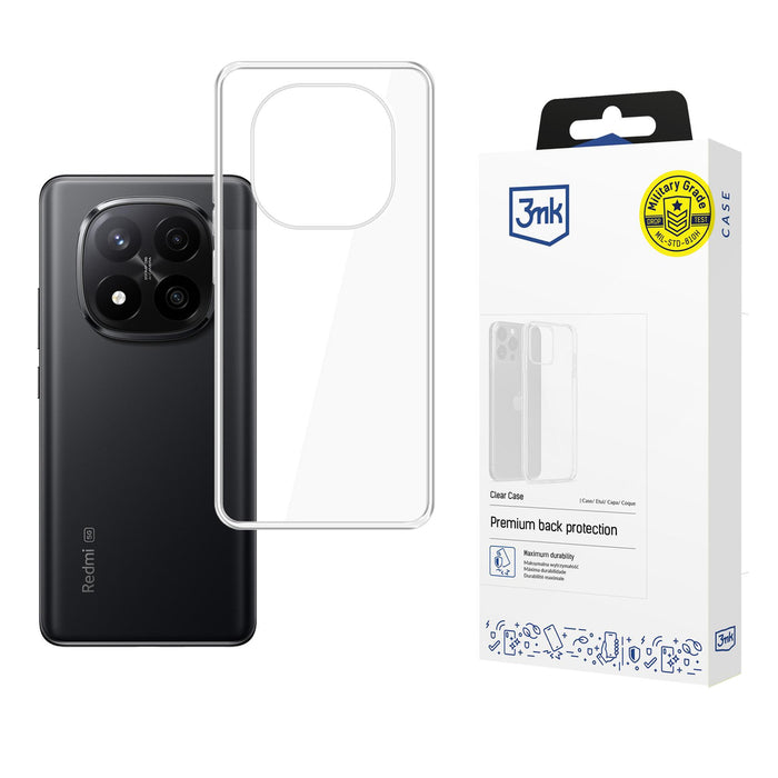 3mk Clear Case for Xiaomi Redmi Note 15 5G - transparent