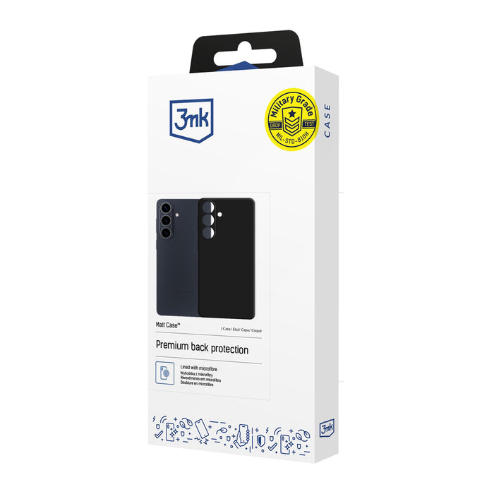 3mk Matt Case for Samsung Galaxy S26+ - Matte Black