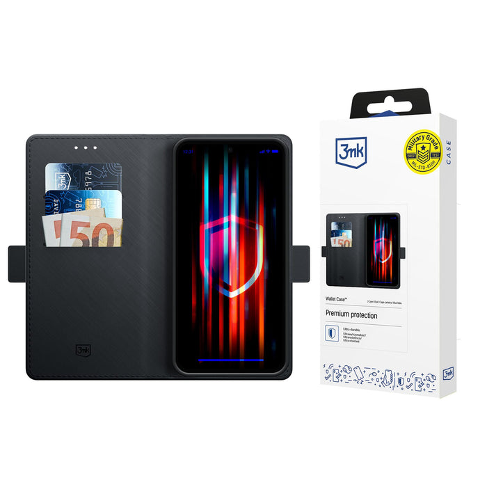 3mk Wallet Case for Xiaomi Redmi note 15 Pro - black