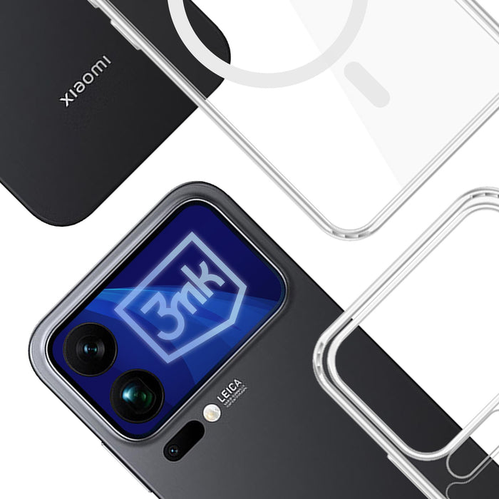 3mk Armor MagCase for Xiaomi 17 Pro - transparent