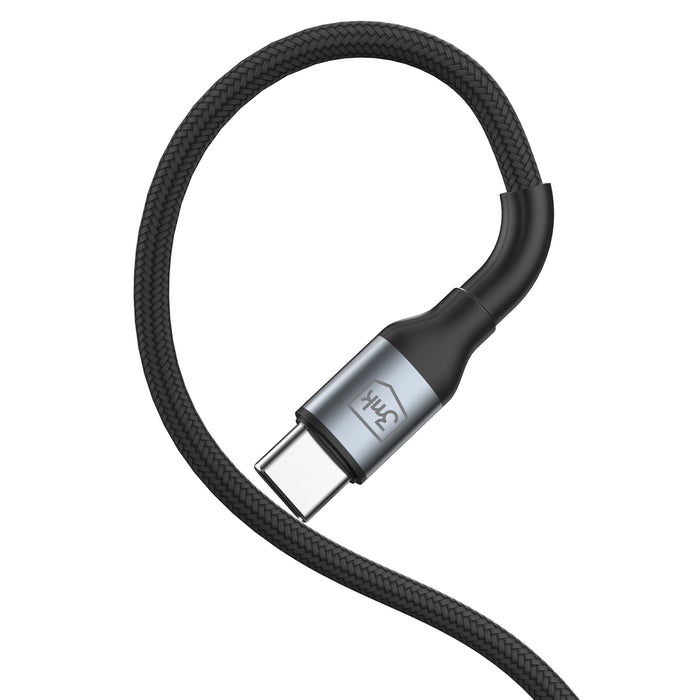 3mk Hyper Cable N-SERIES USB-A / USB-C 2m 9V/2A 18W / black