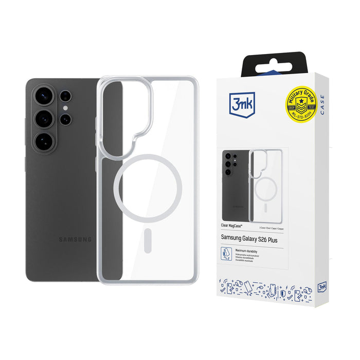 3mk Armor MagCase for Samsung Galaxy S26 Ultra - Transparent