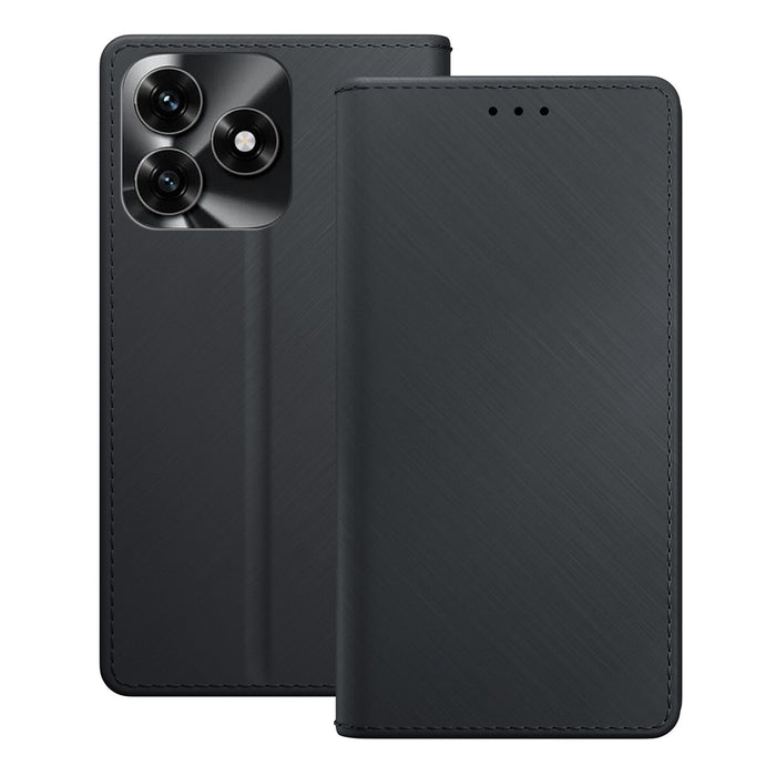 3mk Wallet Case for Honor X5C Plus 4G - Black