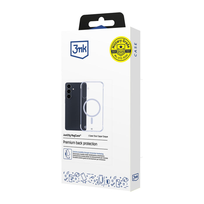 3mk Just20g MagCase for Samsung Galaxy S26 Pro - Transparent