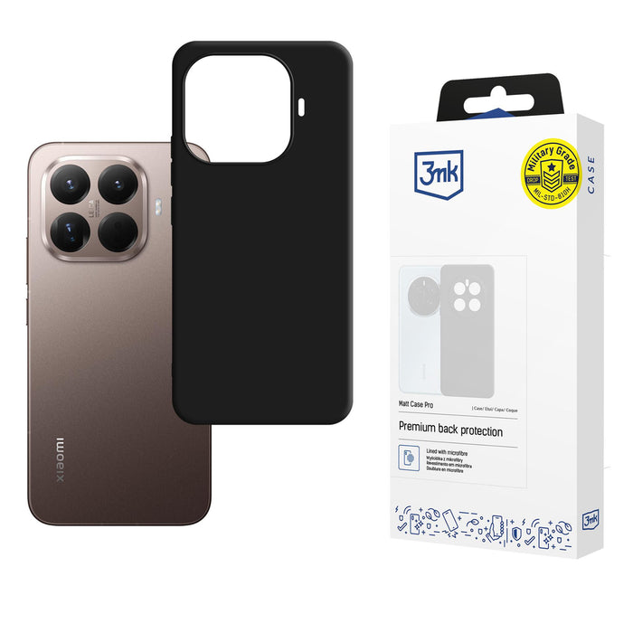 3mk Matt Case Pro for Xiaomi 15T Pro 5G - Black