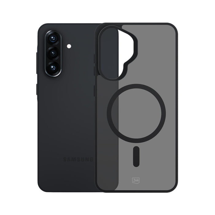 3mk Smoke MagCase for Samsung Galaxy A37 - Gray-Translucent