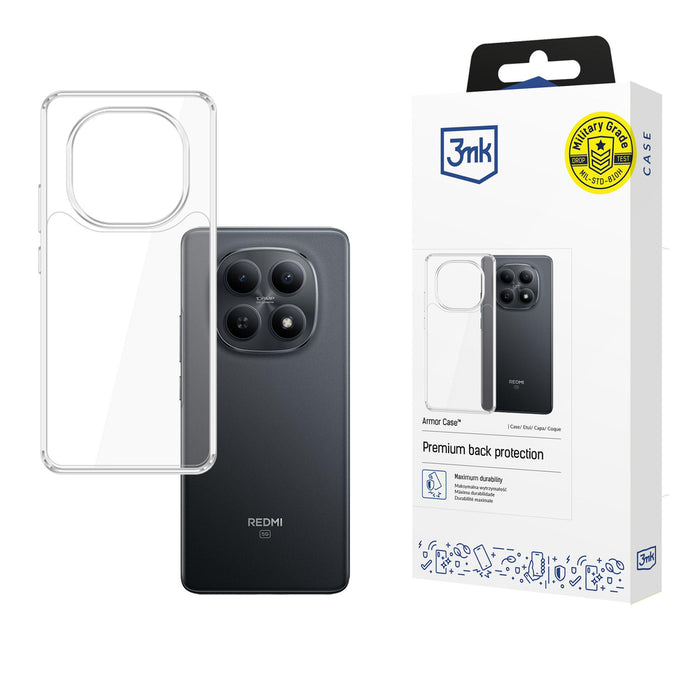 3mk Armor Case for Xiaomi Redmi Note 15 4G / 5G - Transparent