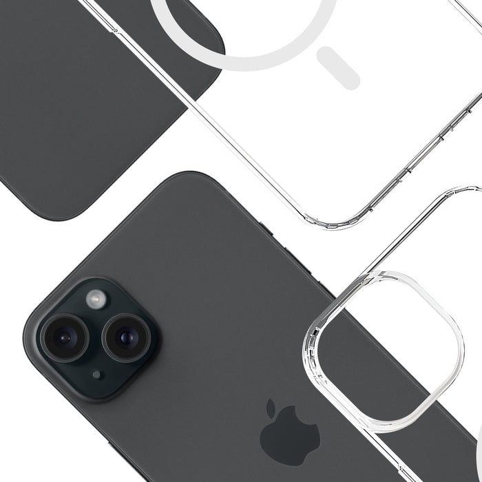 3mk Armor Magcase for iPhone 15 Plus - Transparent