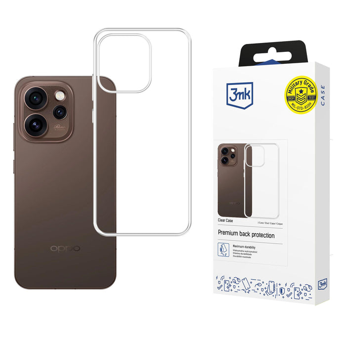 3mk Clear Case for Oppo Reno 15 Pro 5G (CPH2813) - transparent