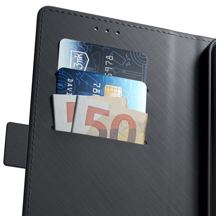3mk Wallet Case for Realme C71 - Black