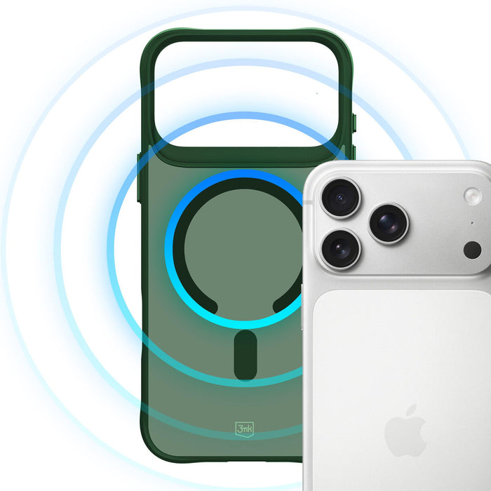 3mk Smoke MagCase for iPhone 17 Pro - Green-Translucent