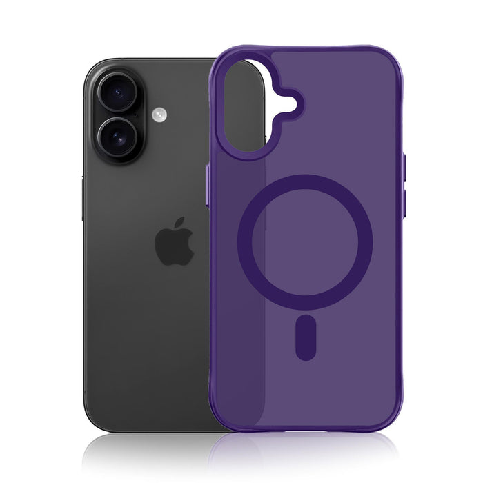 3mk Smoke MagCase for iPhone 16 - purple-translucent
