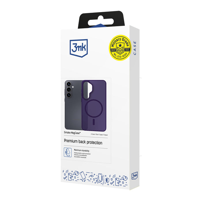 3mk Smoke MagCase for iPhone 17 Pro Max - Purple-Translucent