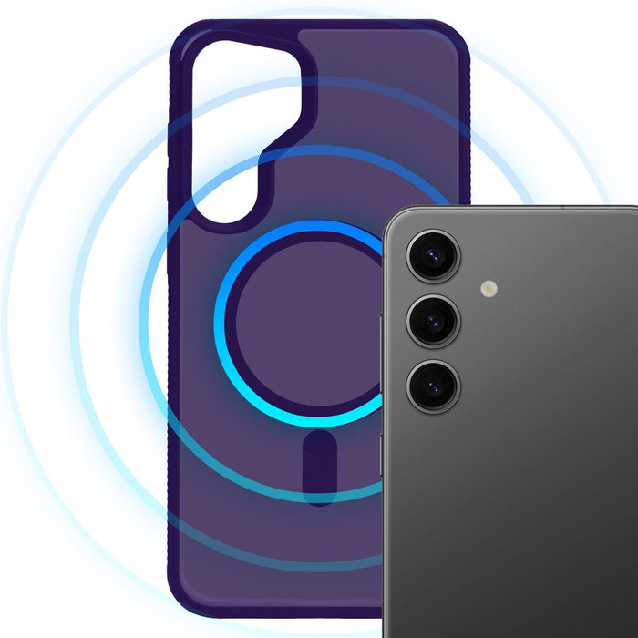 3mk Smoke MagCase for Samsung Galaxy S25 - purple
