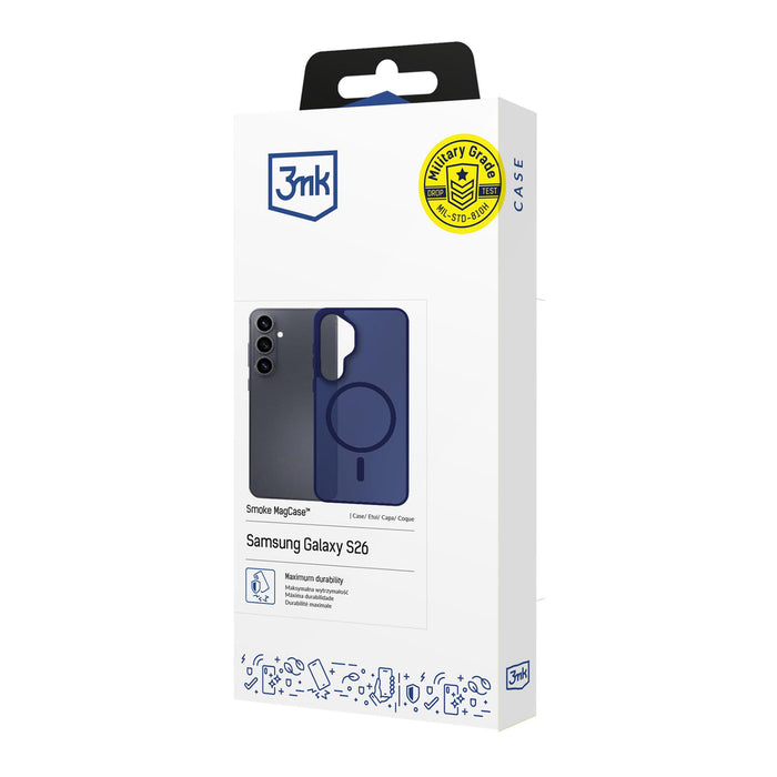 3mk Smoke MagCase for Samsung Galaxy S26 - navy blue