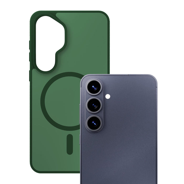 3mk Smoke MagCase for Samsung Galaxy S26 - green