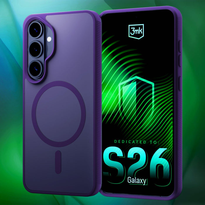 3mk Smoke MagCase for Samsung Galaxy S26+ - purple
