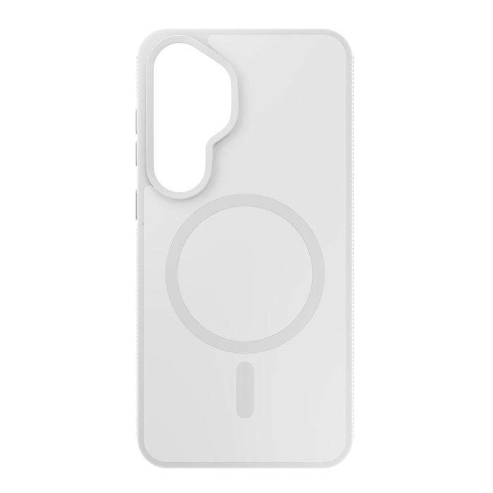 3mk Smoke MagCase for Samsung Galaxy S25 - white-transparent