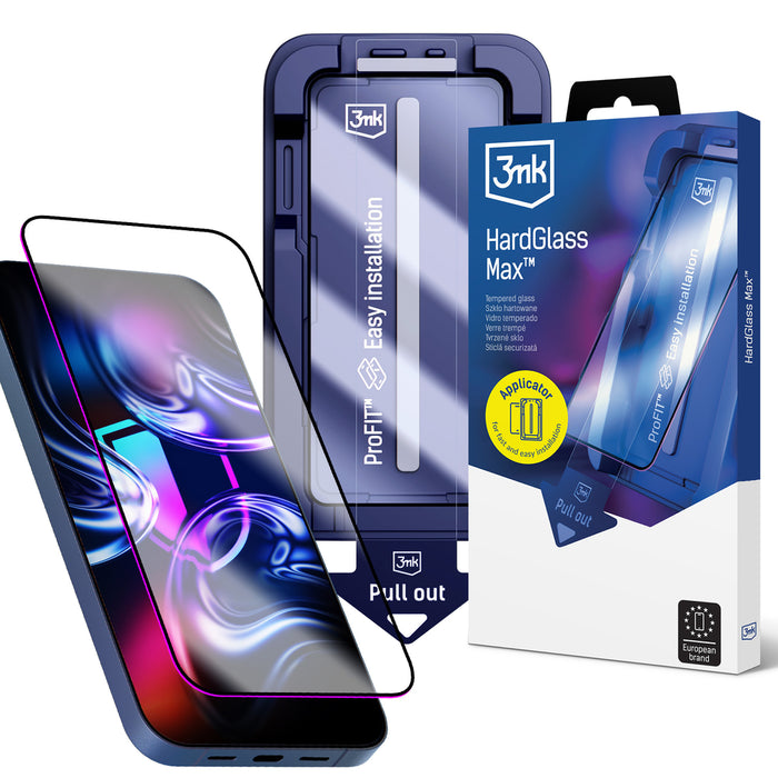 3mk HardGlass Max tempered glass for iPhone 16 Pro / 17