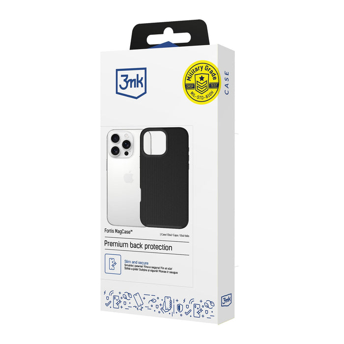 3mk Fortis MagCase for iPhone 16 Pro Max - Black