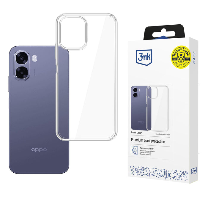 3mk Armor Case for Oppo A6 4G / A6K 4G - Transparent