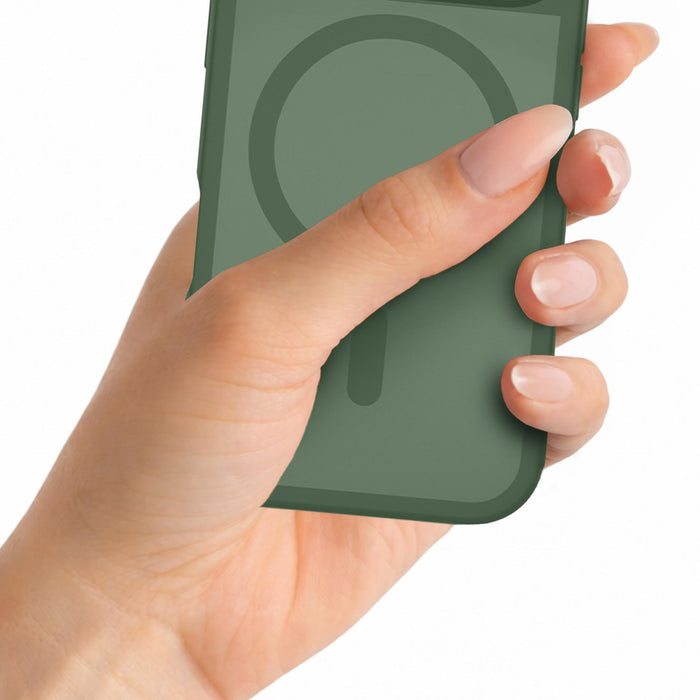 3mk Misty MagCase for Samsung Galaxy S25 - green