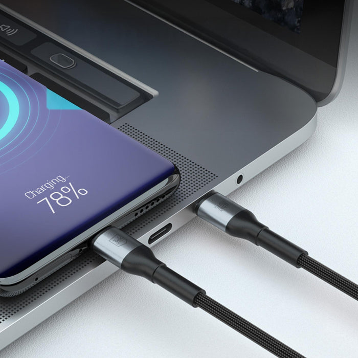 3mk Hyper Cable N-SERIES USB-C / USB-C 1m PD 3.0 QC 3.0 48V / 5A 240W - black
