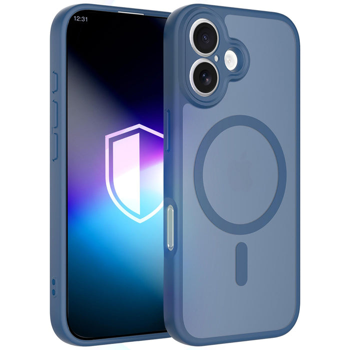 3mk Misty MagCase for iPhone 16 - blue